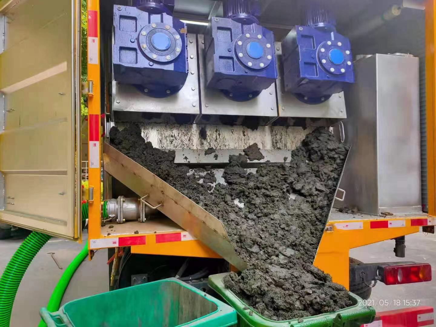 港口化粪池清掏城市维护站-泥浆净化干湿分离处理